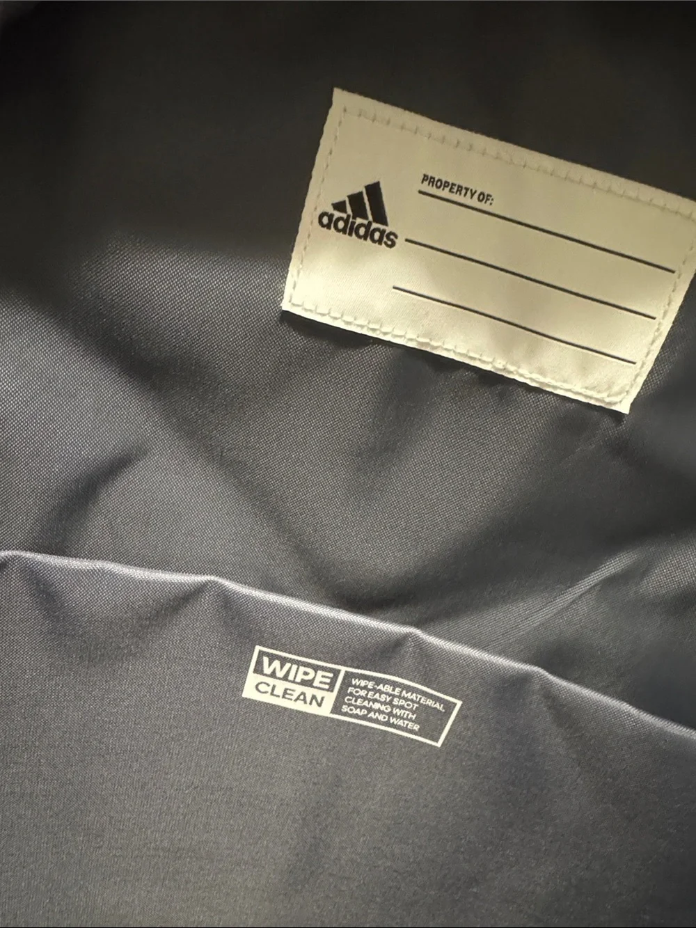 adidas Black Backpack with White Accents